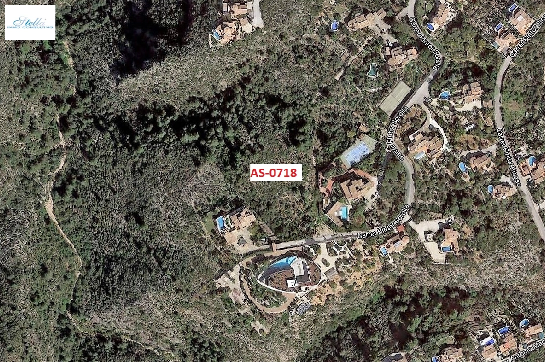 участок под строительство жилья in Pego-Monte Pego на продажу, поверхности суши 2610 м², ref.: AS-0718-4