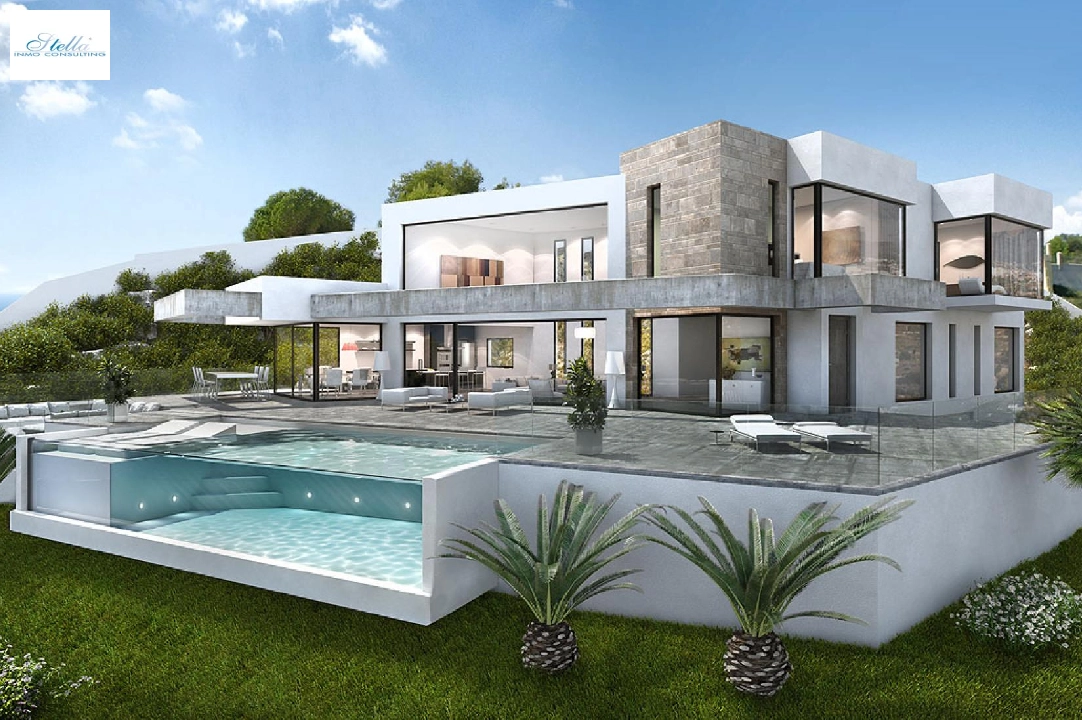 вилла in Moraira(Moraira) на продажу, жилая площадь 600 м², поверхности суши 1832 м², 4 спальни, 5 ванная, pool, ref.: HG-3252-1