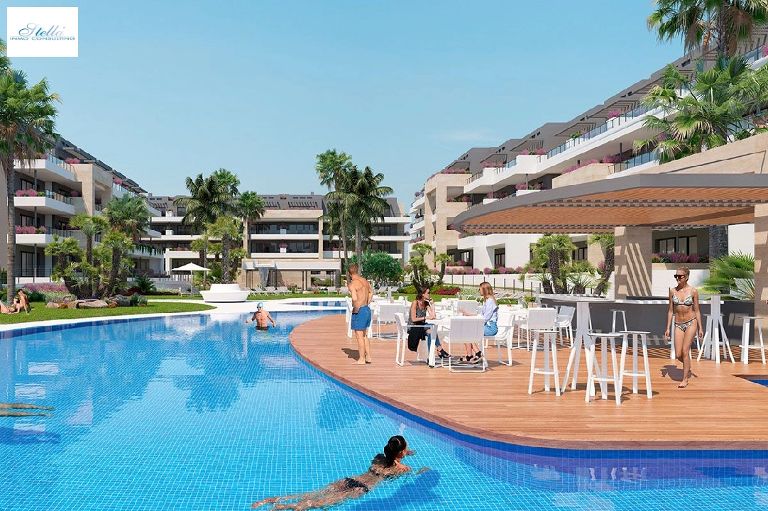 квартира на верхнем этаже in Playa Flamenca на продажу, жилая площадь 112 м², состояние Совершенно Новый, aircondition, 3 спальни, 2 ванная, pool, ref.: HA-PFN-100-A03-2