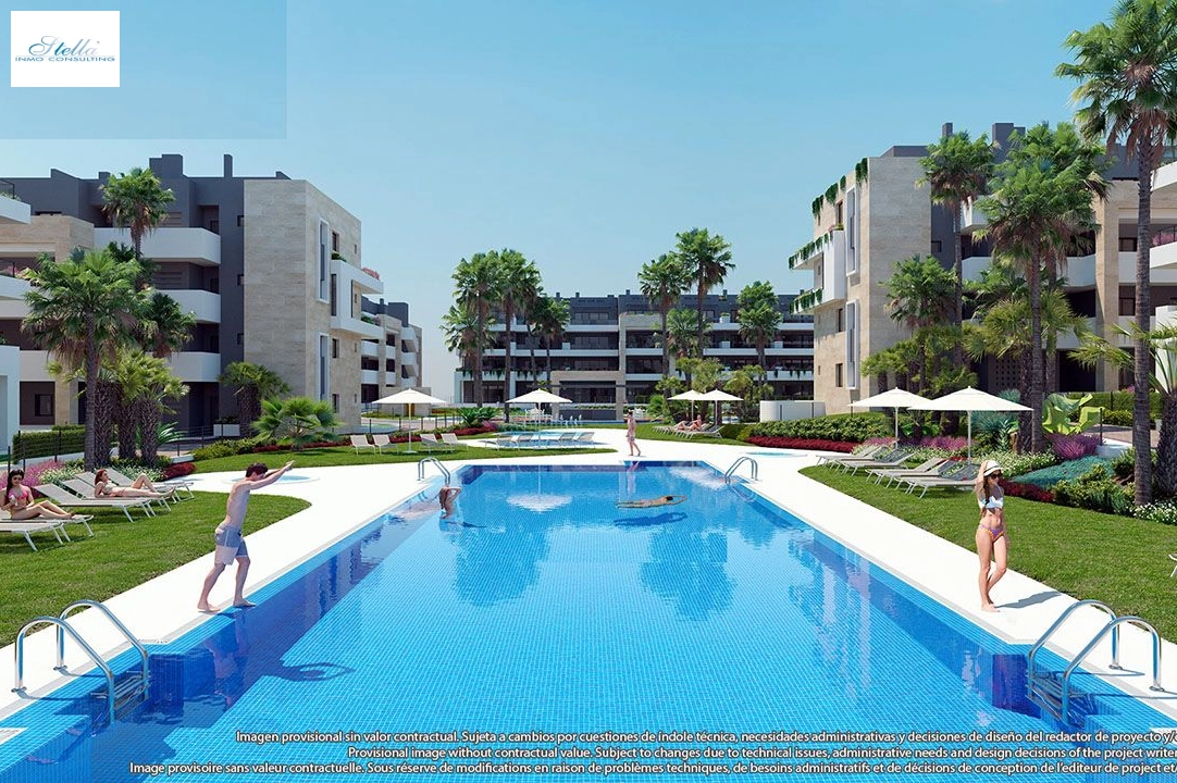 квартира на верхнем этаже in Playa Flamenca на продажу, жилая площадь 112 м², состояние Совершенно Новый, aircondition, 3 спальни, 2 ванная, pool, ref.: HA-PFN-100-A03-3