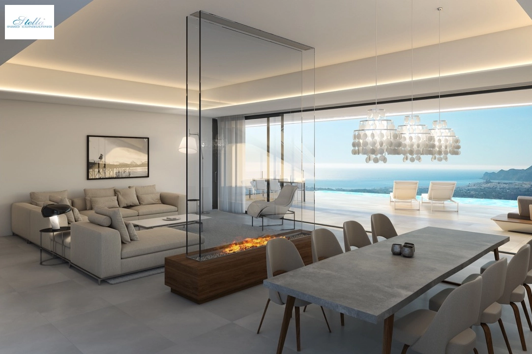 вилла in Altea(Paradiso) на продажу, жилая площадь 330 м², год постройки 2018, aircondition, поверхности суши 1000 м², 4 спальни, 4 ванная, pool, ref.: CA-H-1070-AMB-7