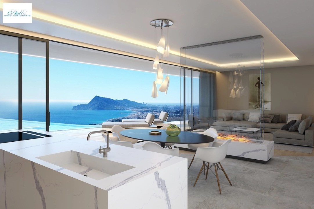 вилла in Altea на продажу, жилая площадь 400 м², год постройки 2018, aircondition, поверхности суши 1000 м², 4 спальни, 4 ванная, pool, ref.: CA-H-1071-AMB-10