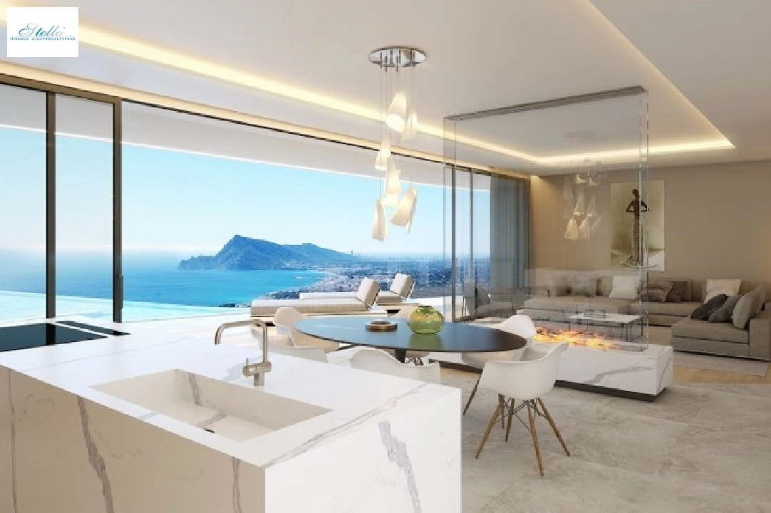 вилла in Altea на продажу, жилая площадь 400 м², год постройки 2018, aircondition, поверхности суши 1000 м², 4 спальни, 4 ванная, pool, ref.: CA-H-1071-AMB-14