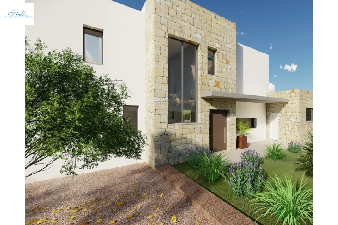 вилла in Calpe(Buenavista) на продажу, жилая площадь 220 м², год постройки 2019, aircondition, поверхности суши 850 м², 4 спальни, 3 ванная, pool, ref.: BI-CA.H-413-1