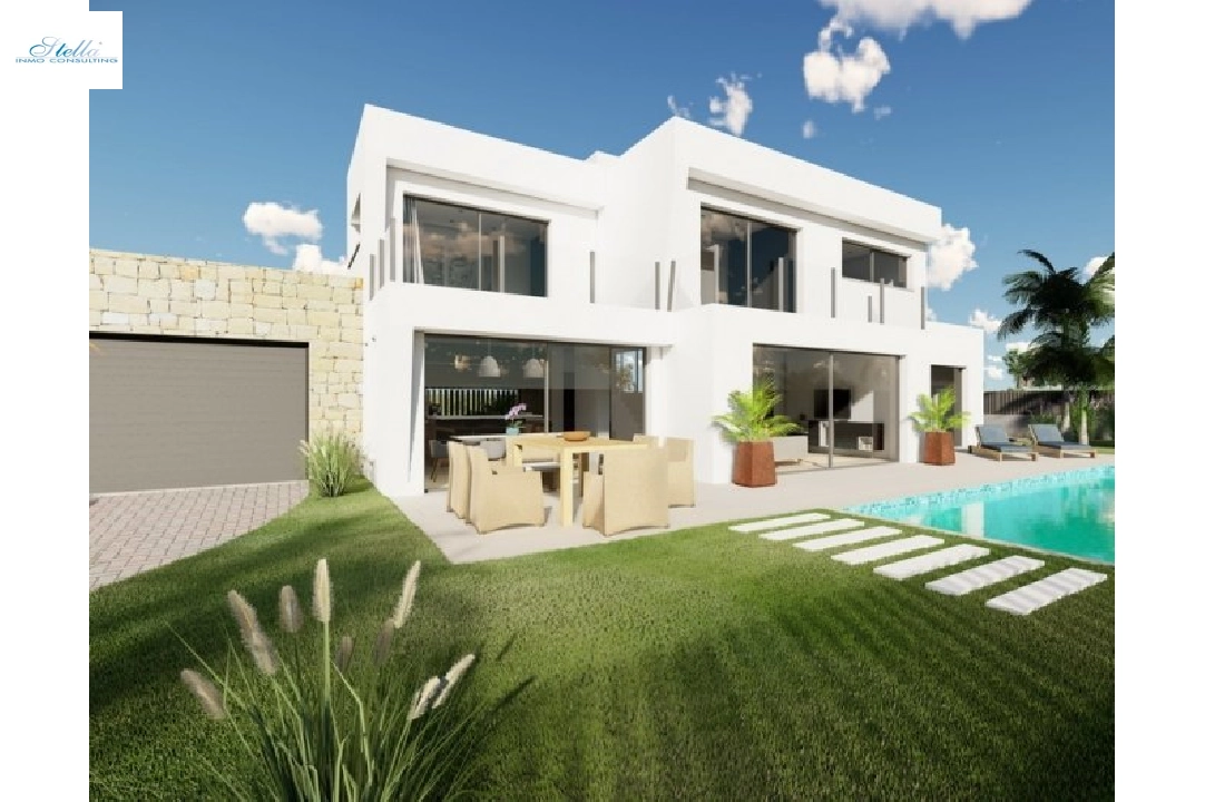 вилла in Calpe(Buenavista) на продажу, жилая площадь 220 м², год постройки 2019, aircondition, поверхности суши 850 м², 4 спальни, 3 ванная, pool, ref.: BI-CA.H-413-17