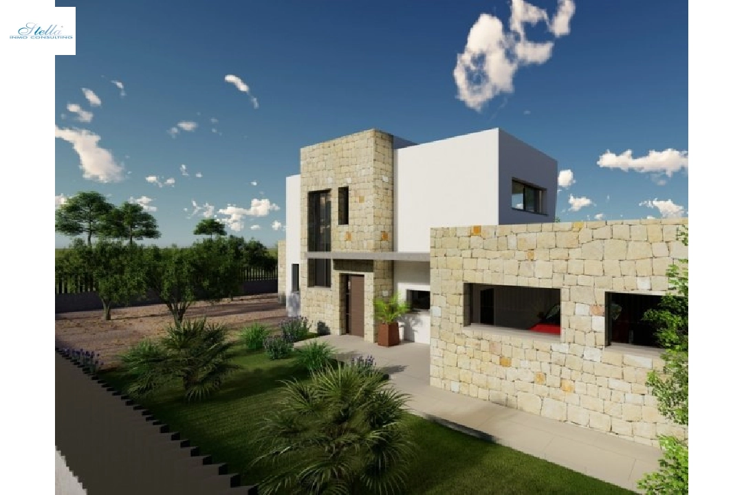 вилла in Calpe(Buenavista) на продажу, жилая площадь 220 м², год постройки 2019, aircondition, поверхности суши 850 м², 4 спальни, 3 ванная, pool, ref.: BI-CA.H-413-2