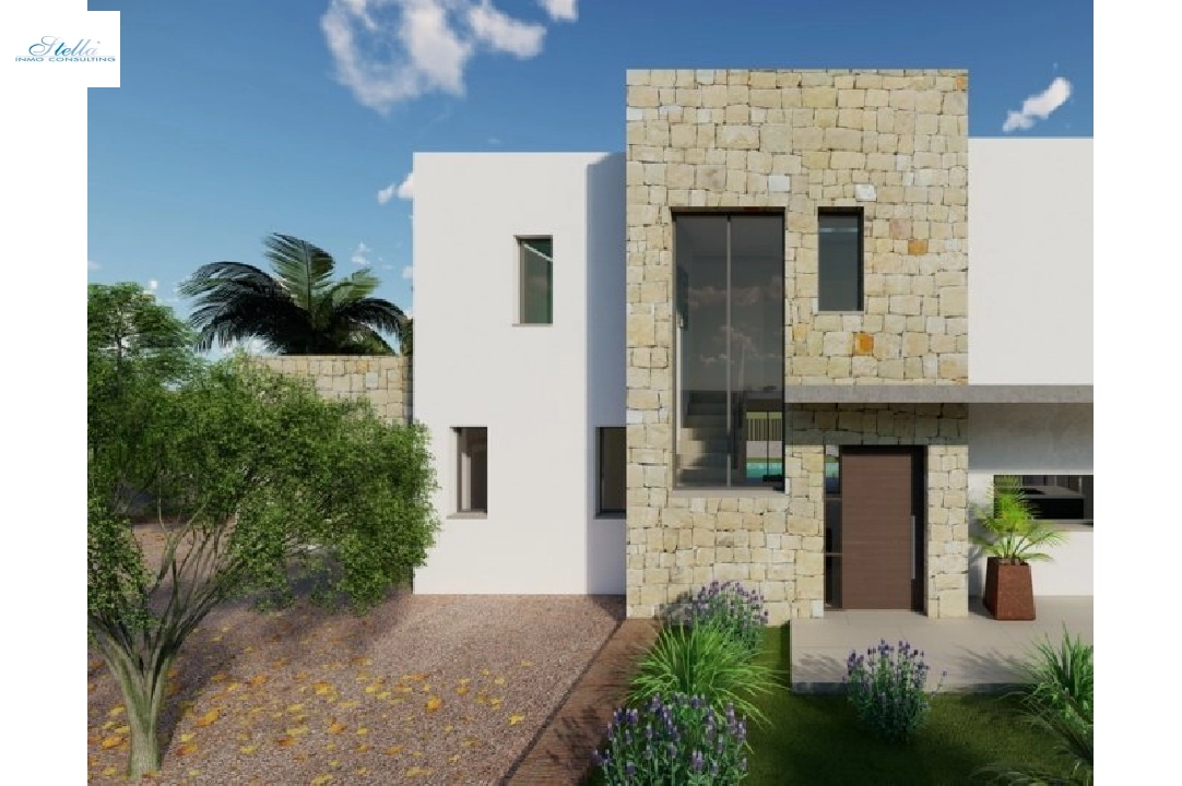 вилла in Calpe(Buenavista) на продажу, жилая площадь 220 м², год постройки 2019, aircondition, поверхности суши 850 м², 4 спальни, 3 ванная, pool, ref.: BI-CA.H-413-25