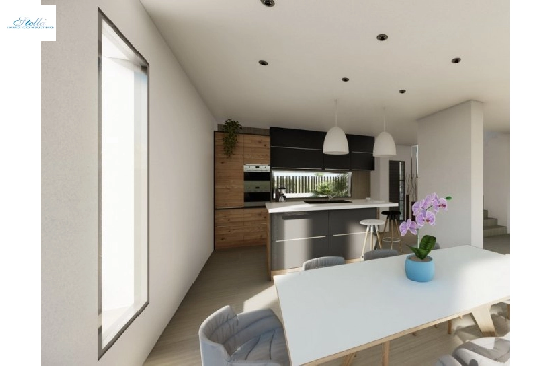 вилла in Calpe(Buenavista) на продажу, жилая площадь 220 м², год постройки 2019, aircondition, поверхности суши 850 м², 4 спальни, 3 ванная, pool, ref.: BI-CA.H-413-4