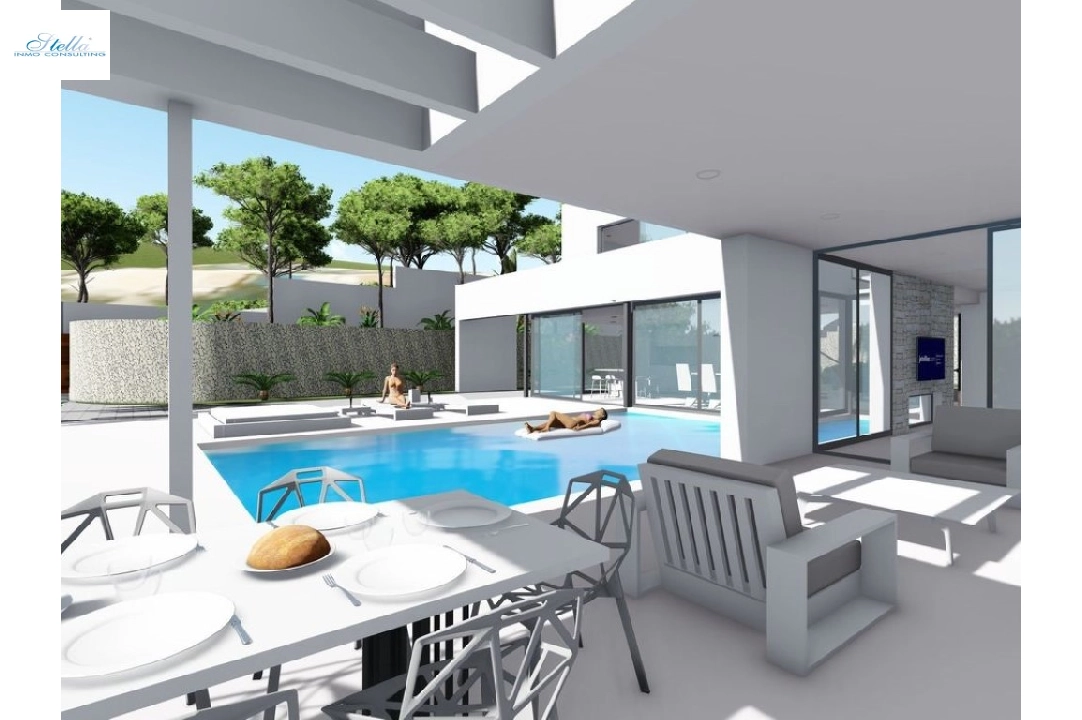 вилла in Calpe(Canuta Baja) на продажу, жилая площадь 369 м², aircondition, поверхности суши 1252 м², 4 спальни, 3 ванная, pool, ref.: BP-6029CAL-6