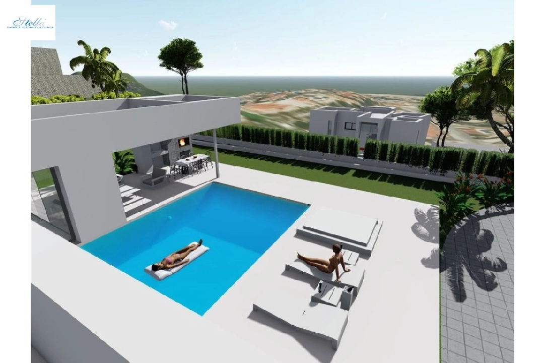 вилла in Calpe(Canuta Baja) на продажу, жилая площадь 369 м², aircondition, поверхности суши 1252 м², 4 спальни, 3 ванная, pool, ref.: BP-6029CAL-7