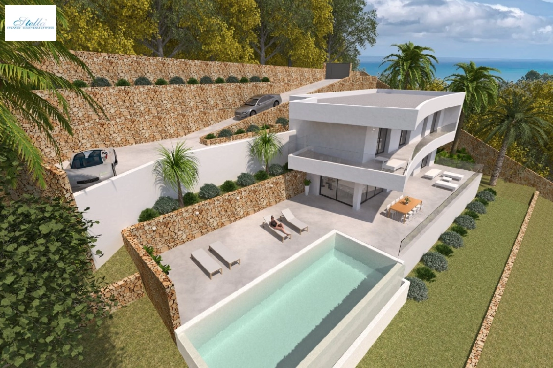 вилла in Javea(Xabia Nova) на продажу, жилая площадь 260 м², aircondition, поверхности суши 1707 м², 4 спальни, 4 ванная, pool, ref.: BP-3382JAV-1