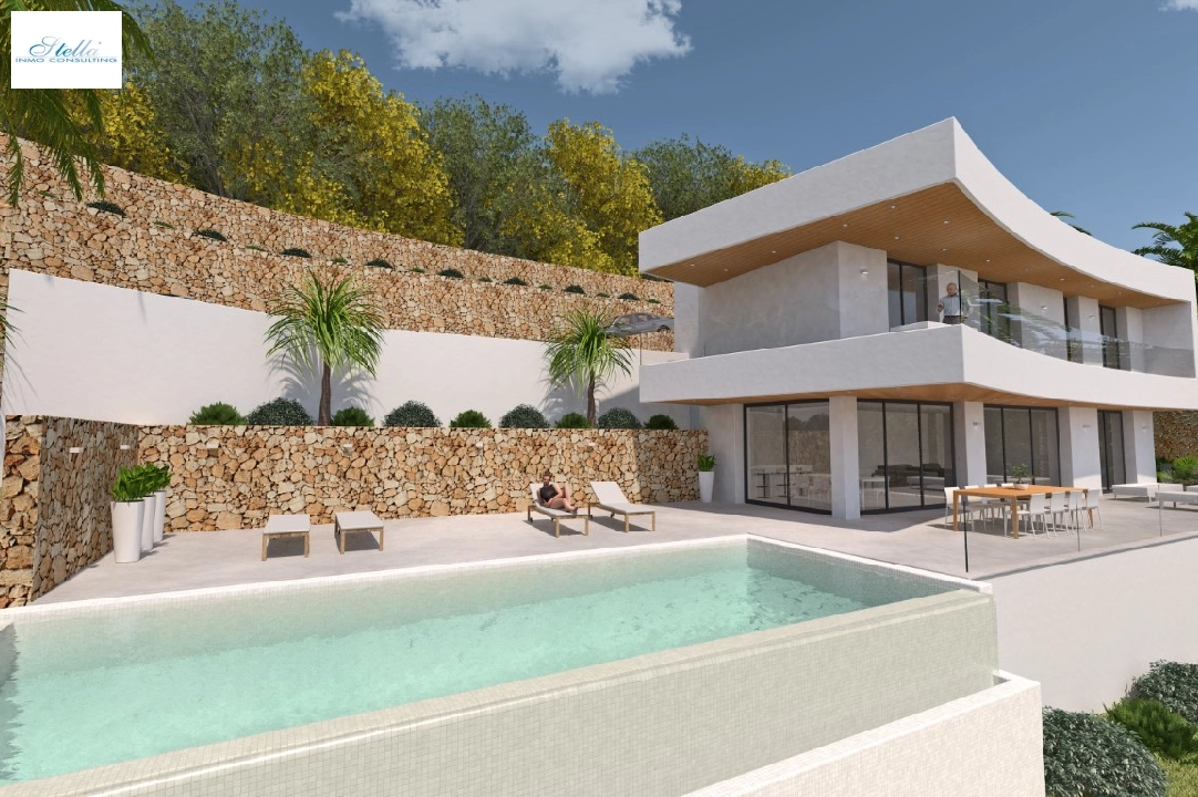 вилла in Javea(Xabia Nova) на продажу, жилая площадь 260 м², aircondition, поверхности суши 1707 м², 4 спальни, 4 ванная, pool, ref.: BP-3382JAV-2