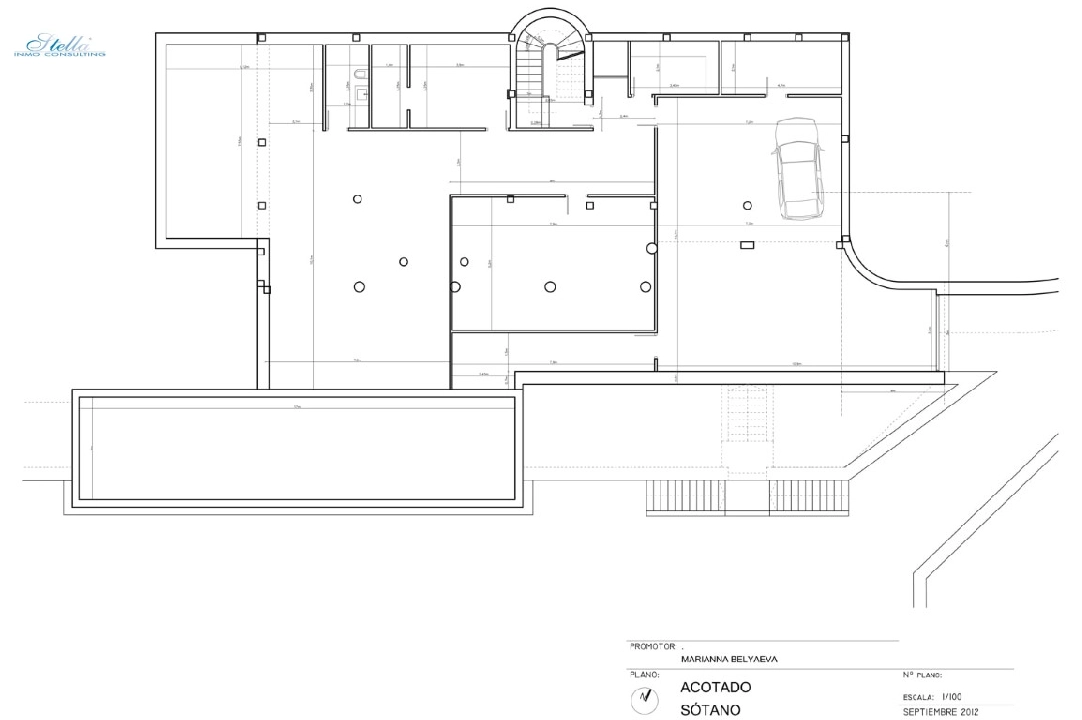 вилла in Calpe(Ragol de Galeno) на продажу, жилая площадь 670 м², aircondition, поверхности суши 1850 м², 5 спальни, 5 ванная, pool, ref.: BP-6135CAL-30