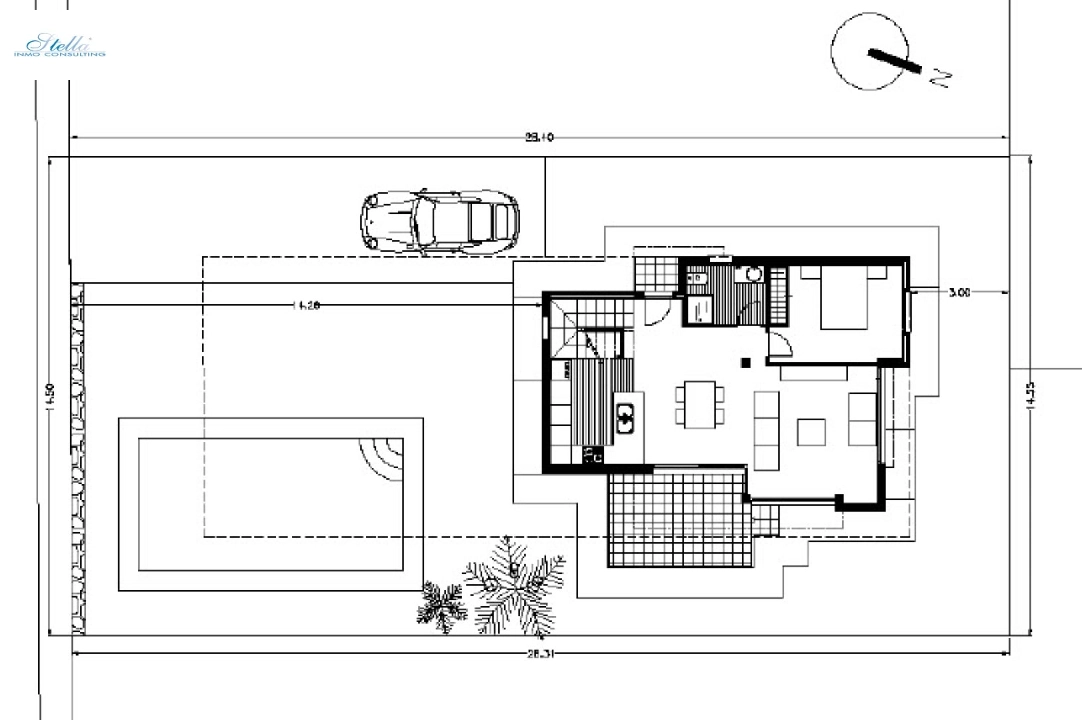 вилла in Denia-La Sella на продажу, жилая площадь 150 м², aircondition, поверхности суши 326 м², 3 спальни, 2 ванная, pool, ref.: BP-3422SEL-3