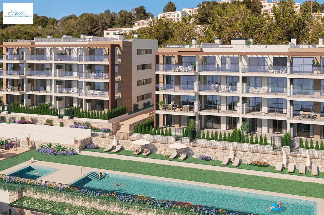 квартира на верхнем этаже in Font de Sa Cala на продажу, жилая площадь 138 м², состояние Совершенно Новый, aircondition, 3 спальни, 2 ванная, pool, ref.: HA-MLN-160-A02-5