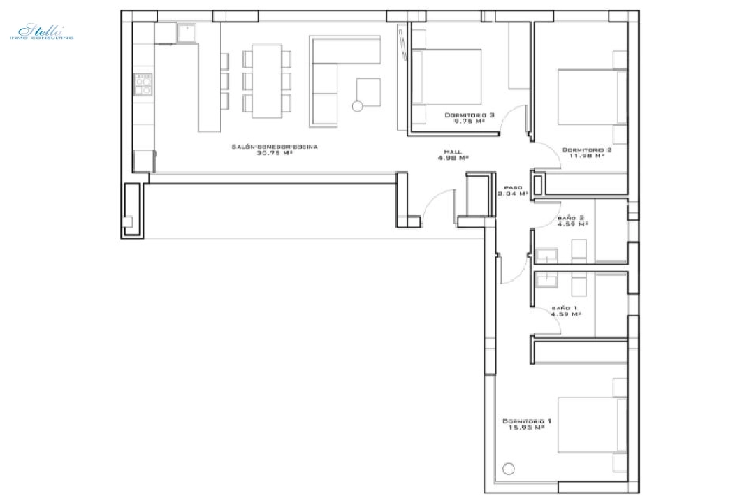 вилла in Polop(Altos de Polop) на продажу, жилая площадь 230 м², aircondition, поверхности суши 429 м², 3 спальни, 2 ванная, pool, ref.: BP-3444POL-30