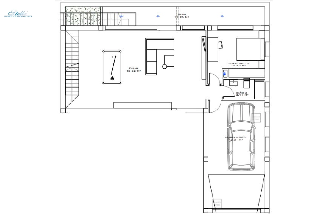 вилла in Polop(Altos de Polop) на продажу, жилая площадь 230 м², aircondition, поверхности суши 429 м², 3 спальни, 2 ванная, pool, ref.: BP-3444POL-33