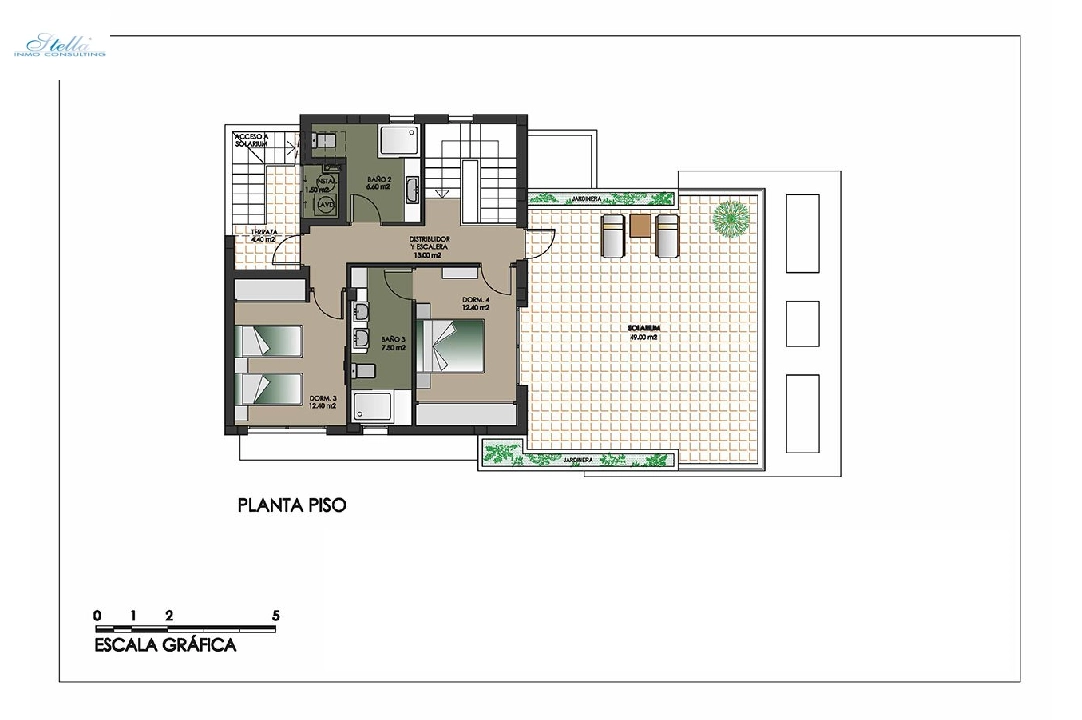 вилла in Dehesa de Campoamor на продажу, жилая площадь 304 м², состояние Совершенно Новый, поверхности суши 500 м², 4 спальни, 4 ванная, pool, ref.: HA-DCN-100-E14-29