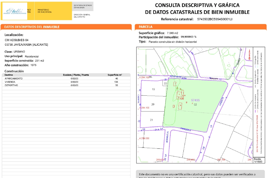 участок под строительство жилья in Javea на продажу, жилая площадь 7049 м², ref.: BS-4168235-5