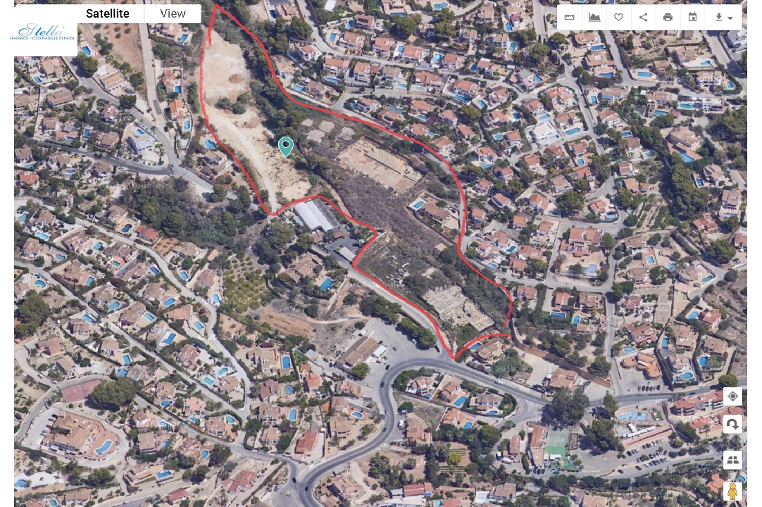 участок под строительство жилья in Moraira на продажу, жилая площадь 833 м², ref.: BS-4168183-4