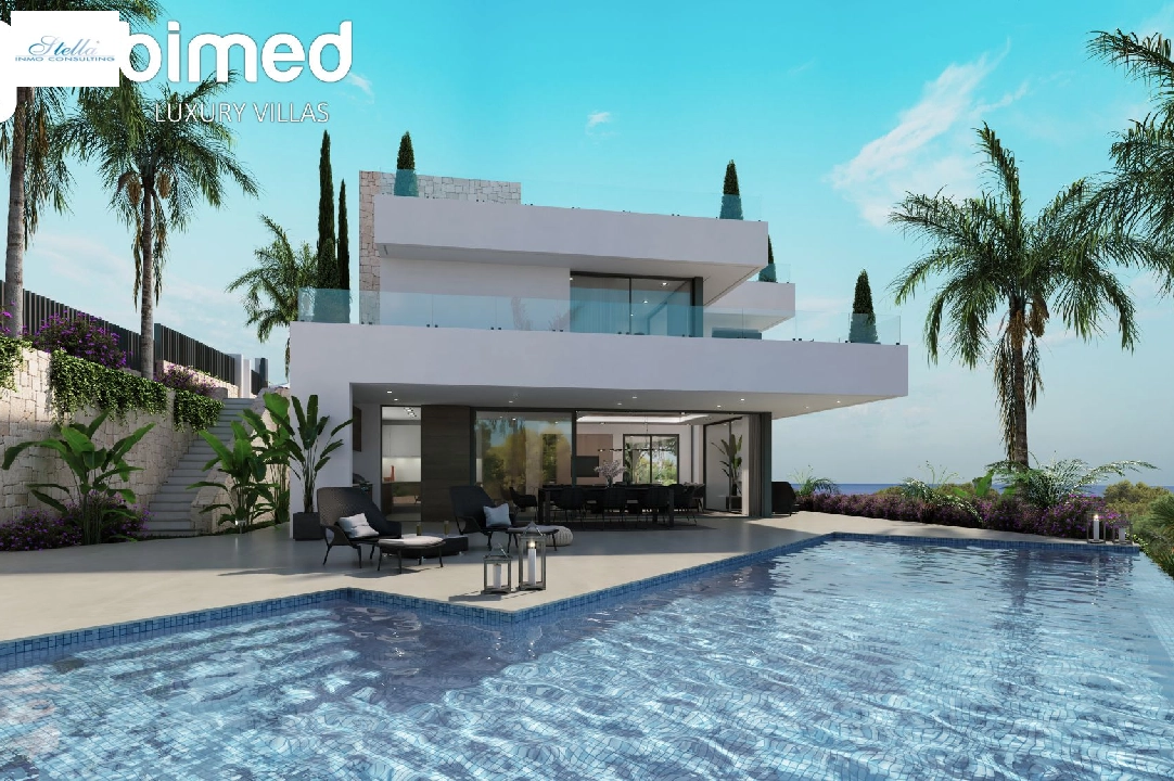 вилла in Denia на продажу, жилая площадь 734 м², aircondition, поверхности суши 2 м², 5 спальни, 7 ванная, pool, ref.: UM-UV-IPANEMA-11