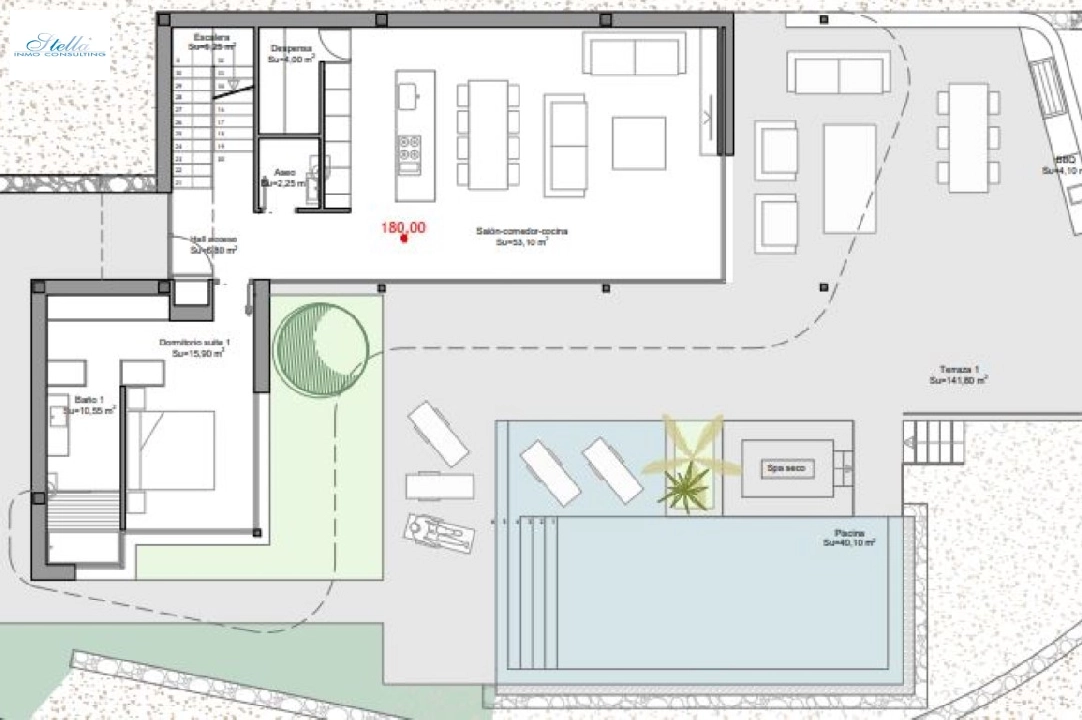 вилла in Benitachell(Cumbre del Sol) на продажу, жилая площадь 387 м², aircondition, поверхности суши 877 м², 4 спальни, 4 ванная, pool, ref.: BP-4043BELL-16