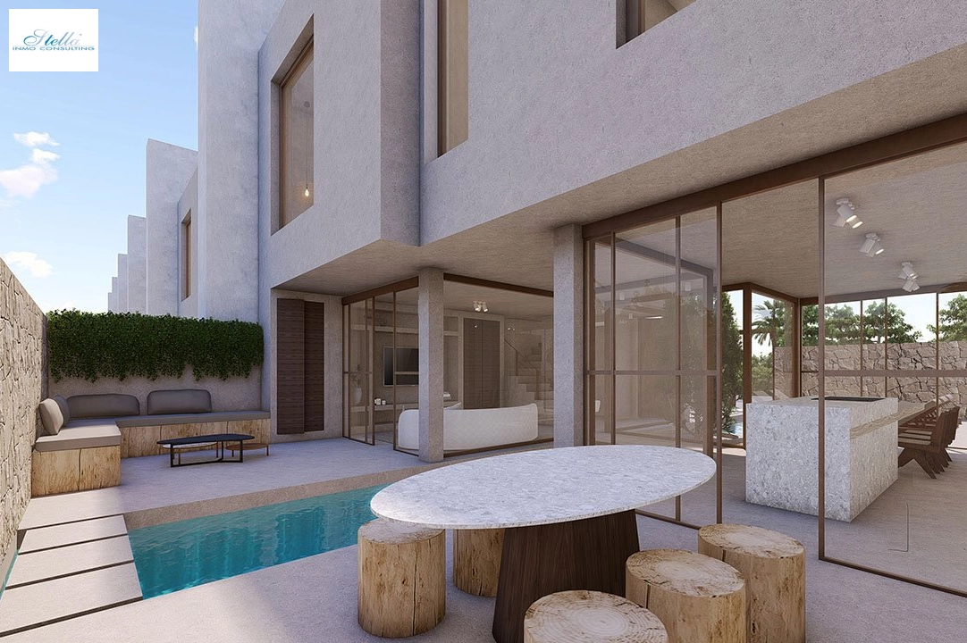 террасный дом in Formentera del Segura на продажу, жилая площадь 217 м², состояние Совершенно Новый, aircondition, поверхности суши 175 м², 3 спальни, 2 ванная, pool, ref.: HA-FRN-131-R01-3