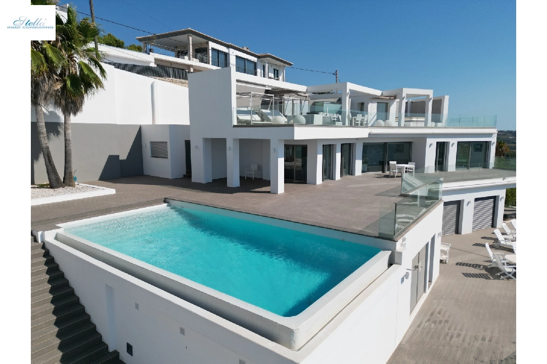 вилла in Moraira(Moraira) на продажу, жилая площадь 400 м², год постройки 2014, состояние Как новый, + Подпольное отопление, aircondition, поверхности суши 850 м², 4 спальни, 4 ванная, pool, ref.: AS-2522-1