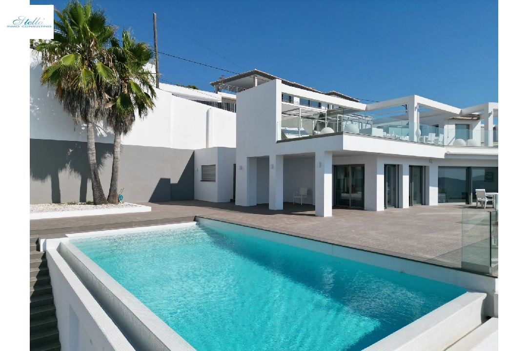 вилла in Moraira(Moraira) на продажу, жилая площадь 400 м², год постройки 2014, состояние Как новый, + Подпольное отопление, aircondition, поверхности суши 850 м², 4 спальни, 4 ванная, pool, ref.: AS-2522-16