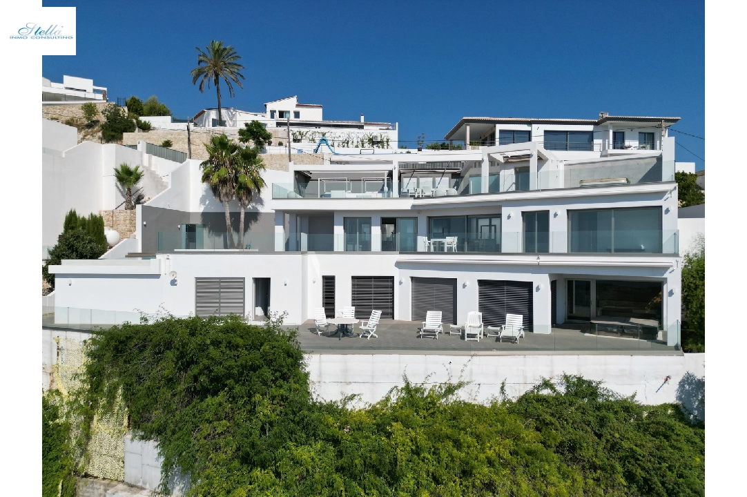 вилла in Moraira(Moraira) на продажу, жилая площадь 400 м², год постройки 2014, состояние Как новый, + Подпольное отопление, aircondition, поверхности суши 850 м², 4 спальни, 4 ванная, pool, ref.: AS-2522-3