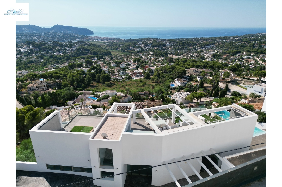 вилла in Moraira(Moraira) на продажу, жилая площадь 400 м², год постройки 2014, состояние Как новый, + Подпольное отопление, aircondition, поверхности суши 850 м², 4 спальни, 4 ванная, pool, ref.: AS-2522-5