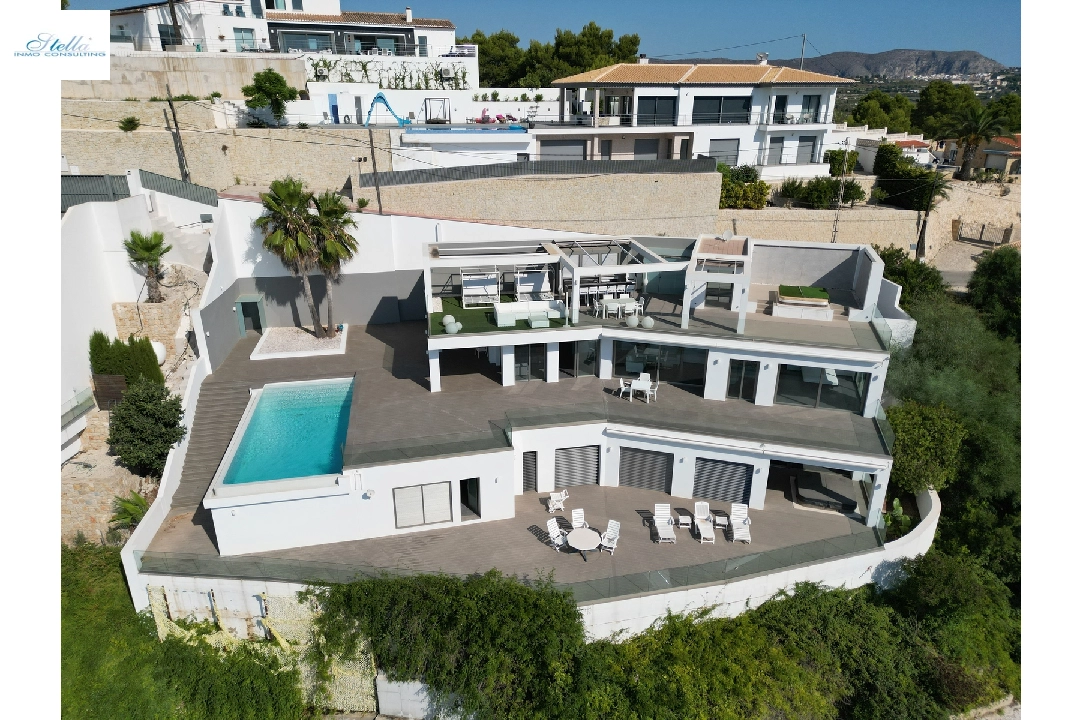 вилла in Moraira(Moraira) на продажу, жилая площадь 400 м², год постройки 2014, состояние Как новый, + Подпольное отопление, aircondition, поверхности суши 850 м², 4 спальни, 4 ванная, pool, ref.: AS-2522-6