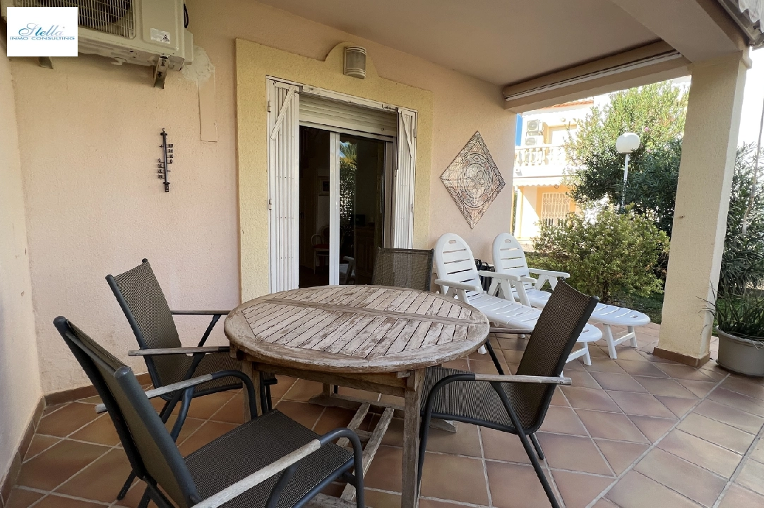 террасный дом in Denia(Las Marinas) на продажу, жилая площадь 98 м², год постройки 2001, состояние аккуратный, + KLIMA, aircondition, 2 спальни, 2 ванная, pool, ref.: T-0222-10