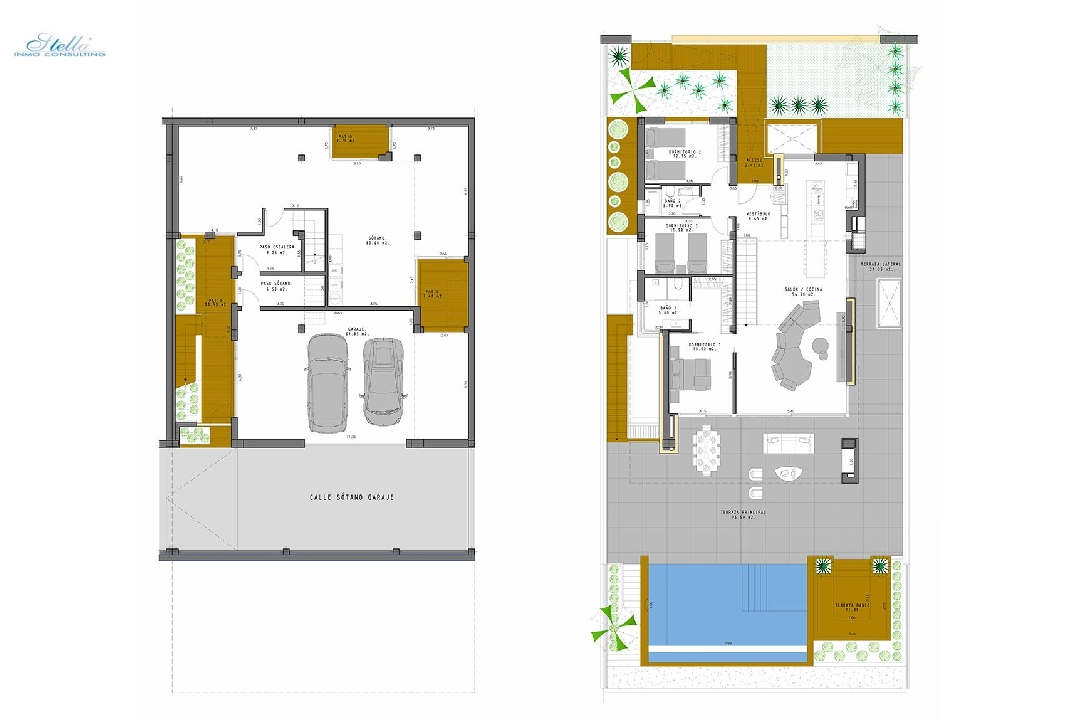 вилла in Algorfa на продажу, жилая площадь 344 м², состояние Совершенно Новый, + fussboden, aircondition, поверхности суши 465 м², 3 спальни, 2 ванная, pool, ref.: HA-ARN-111-E01-4