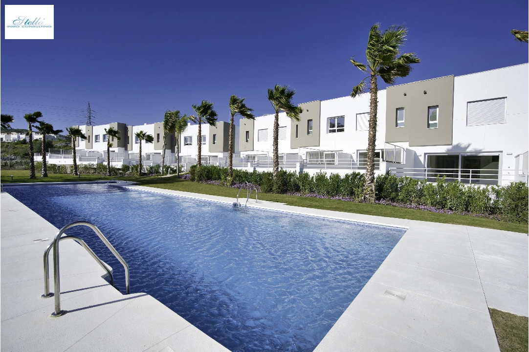 таунхаус in Estepona(Estepona Golf) на продажу, жилая площадь 225 м², поверхности суши 272 м², 3 спальни, 3 ванная, pool, ref.: TW-GREEN-GOLF-30-2