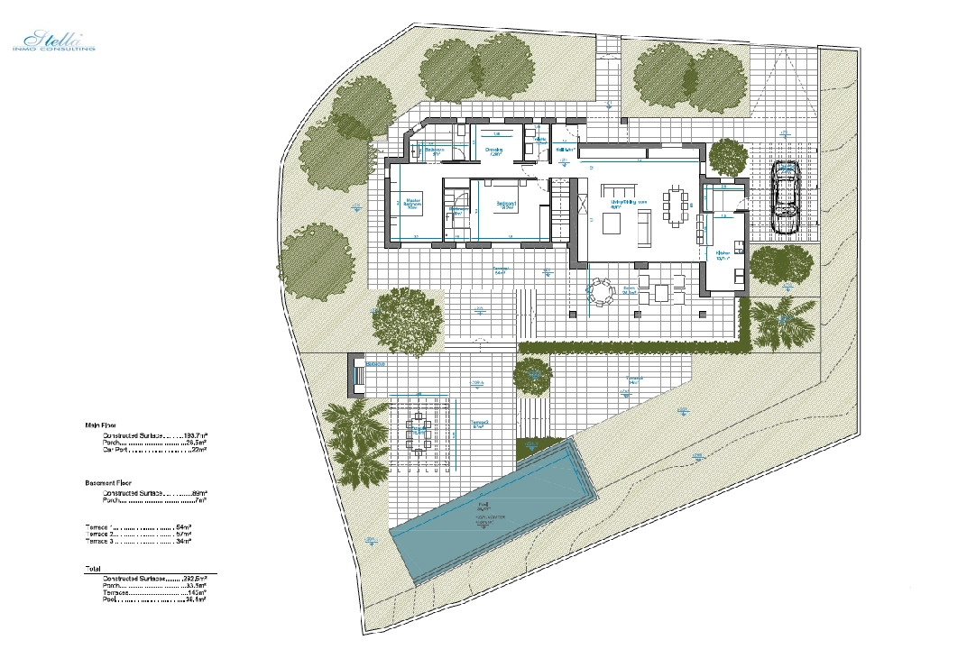 вилла in Benitachell(Cumbre del Sol) на продажу, жилая площадь 282 м², год постройки 2022, aircondition, поверхности суши 891 м², 4 спальни, 3 ванная, pool, ref.: BI-BX.H-182-7