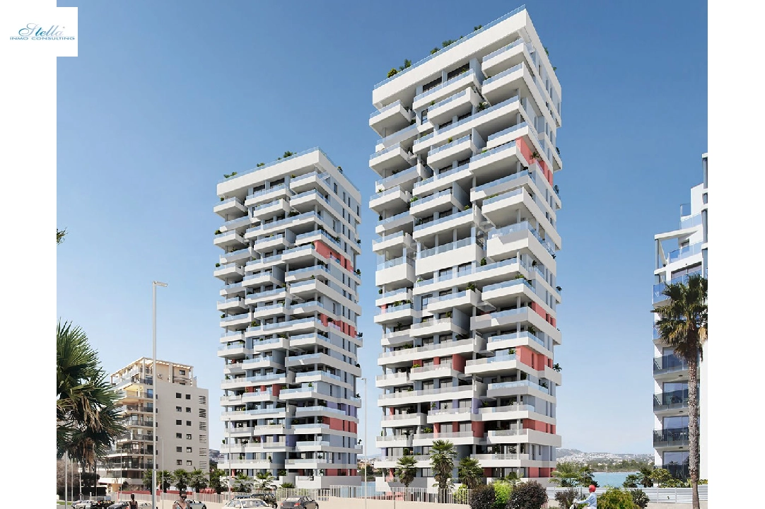 квартира на верхнем этаже in Calpe на продажу, жилая площадь 119 м², состояние Совершенно Новый, aircondition, 3 спальни, 2 ванная, pool, ref.: HA-CAN-130-A03-2