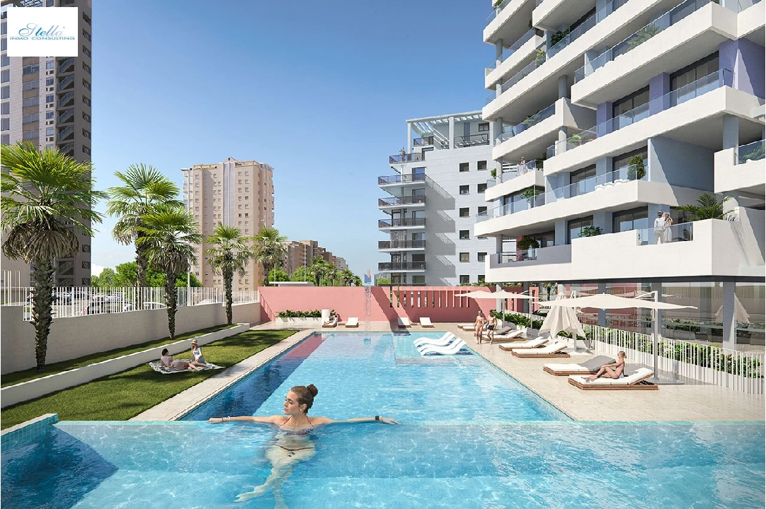 квартира на верхнем этаже in Calpe на продажу, жилая площадь 119 м², состояние Совершенно Новый, aircondition, 3 спальни, 2 ванная, pool, ref.: HA-CAN-130-A03-3