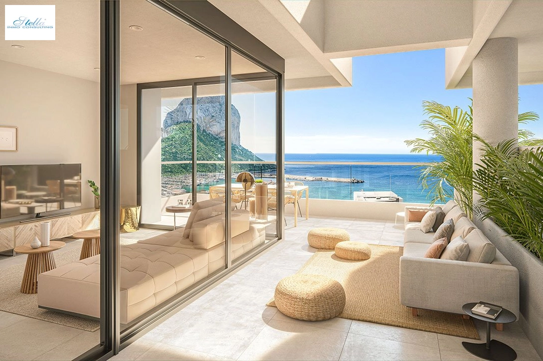 квартира на верхнем этаже in Calpe на продажу, жилая площадь 119 м², состояние Совершенно Новый, aircondition, 3 спальни, 2 ванная, pool, ref.: HA-CAN-130-A03-9