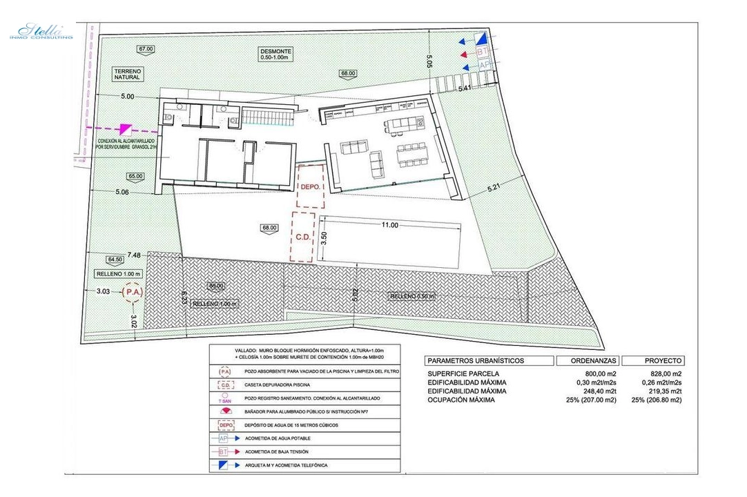 вилла in Benissa(Fustera) на продажу, жилая площадь 285 м², aircondition, поверхности суши 828 м², 4 спальни, 3 ванная, pool, ref.: BP-3556BEN-3