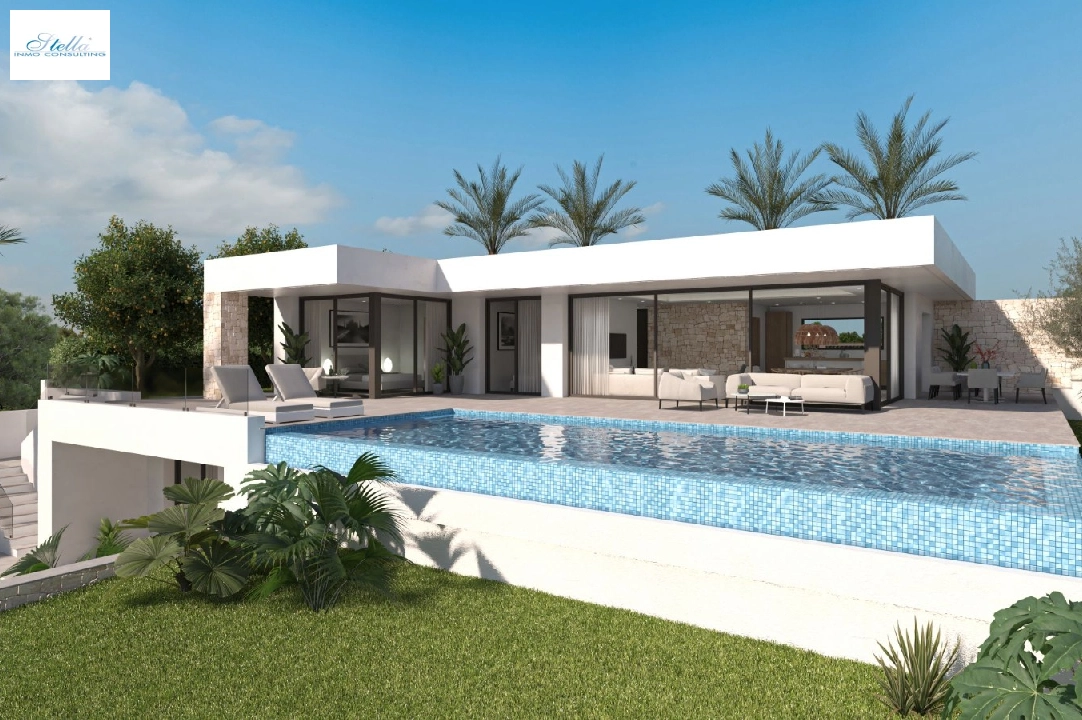 вилла in Denia на продажу, жилая площадь 259 м², aircondition, поверхности суши 1118 м², 4 спальни, 4 ванная, pool, ref.: UM-UV-MANDARINA-II-1