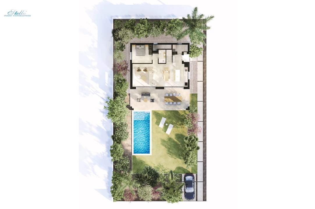 квартира in Sa Rapita(Carrer Estepa, 206 210, 07639 Campos, Illes Balear) на продажу, жилая площадь 143 м², поверхности суши 570 м², 3 спальни, 3 ванная, pool, ref.: TW-VILLAS-DSR-72-22