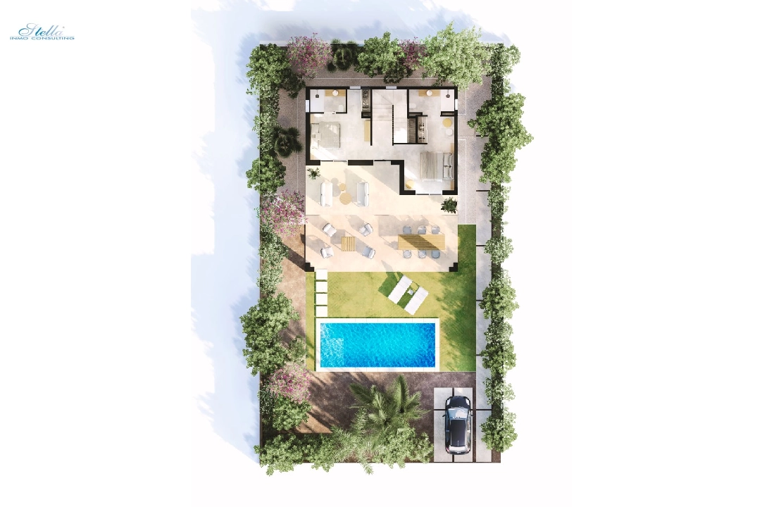 квартира in Sa Rapita(Carrer Estepa, 206 210, 07639 Campos, Illes Balear) на продажу, жилая площадь 143 м², поверхности суши 570 м², 3 спальни, 3 ванная, pool, ref.: TW-VILLAS-DSR-72-25