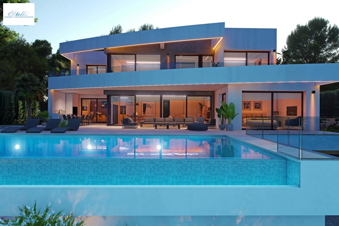 вилла in Moraira на продажу, жилая площадь 311 м², aircondition, поверхности суши 1003 м², 4 спальни, 4 ванная, pool, ref.: CA-H-1535-AMB-2