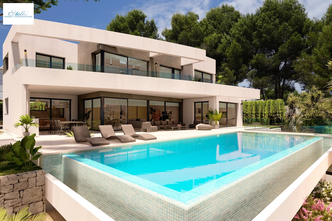 вилла in Moraira на продажу, жилая площадь 311 м², aircondition, поверхности суши 1003 м², 4 спальни, 4 ванная, pool, ref.: CA-H-1535-AMB-3