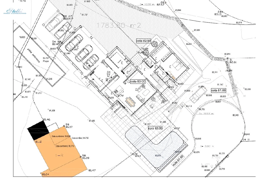 вилла in Calpe на продажу, жилая площадь 336 м², aircondition, поверхности суши 1783 м², 4 спальни, 4 ванная, pool, ref.: CA-H-1538-AMB-9