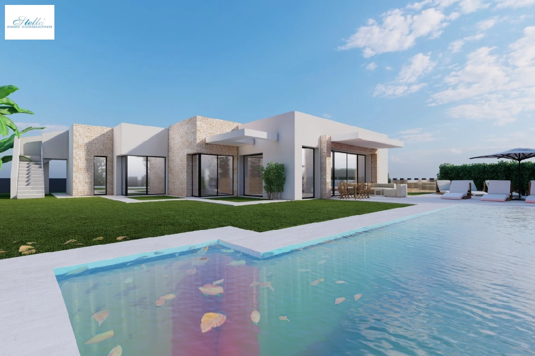 вилла in Benissa(La Fustera) на продажу, жилая площадь 185 м², aircondition, поверхности суши 1001 м², 4 спальни, 3 ванная, pool, ref.: BP-6362BEN-1