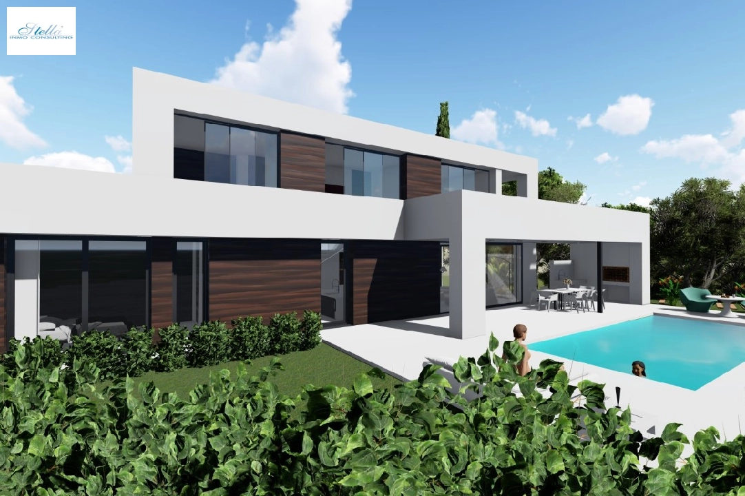 вилла in Calpe(La Canuta) на продажу, жилая площадь 265 м², aircondition, поверхности суши 2760 м², 4 спальни, 3 ванная, pool, ref.: BP-6365CAL-1