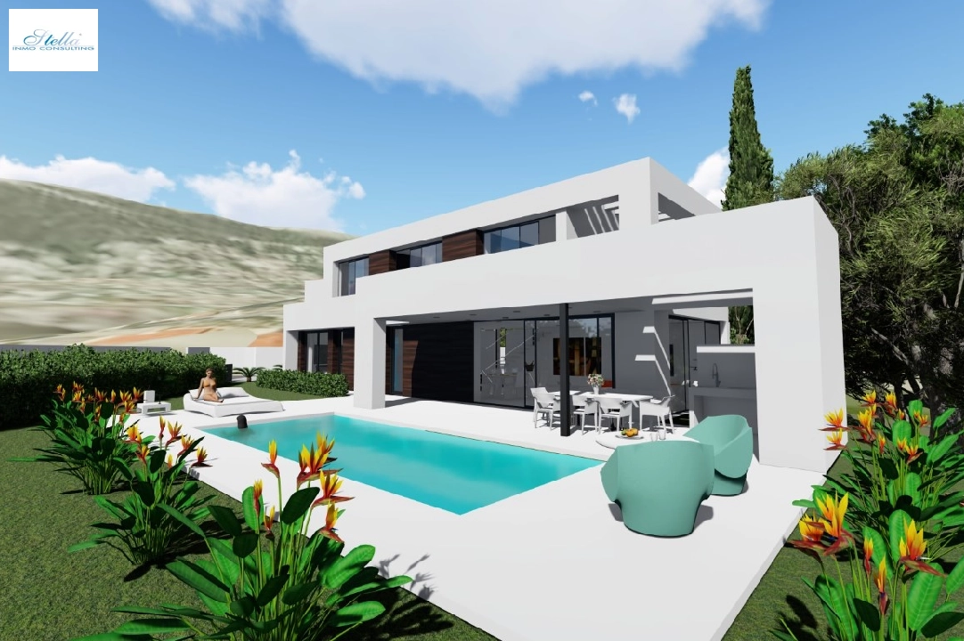 вилла in Calpe(La Canuta) на продажу, жилая площадь 265 м², aircondition, поверхности суши 2760 м², 4 спальни, 3 ванная, pool, ref.: BP-6365CAL-3