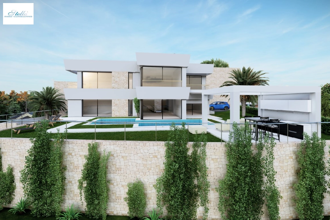 вилла in Moraira(Benimeit) на продажу, жилая площадь 430 м², aircondition, поверхности суши 969 м², 4 спальни, 3 ванная, pool, ref.: BP-6367MOR-1